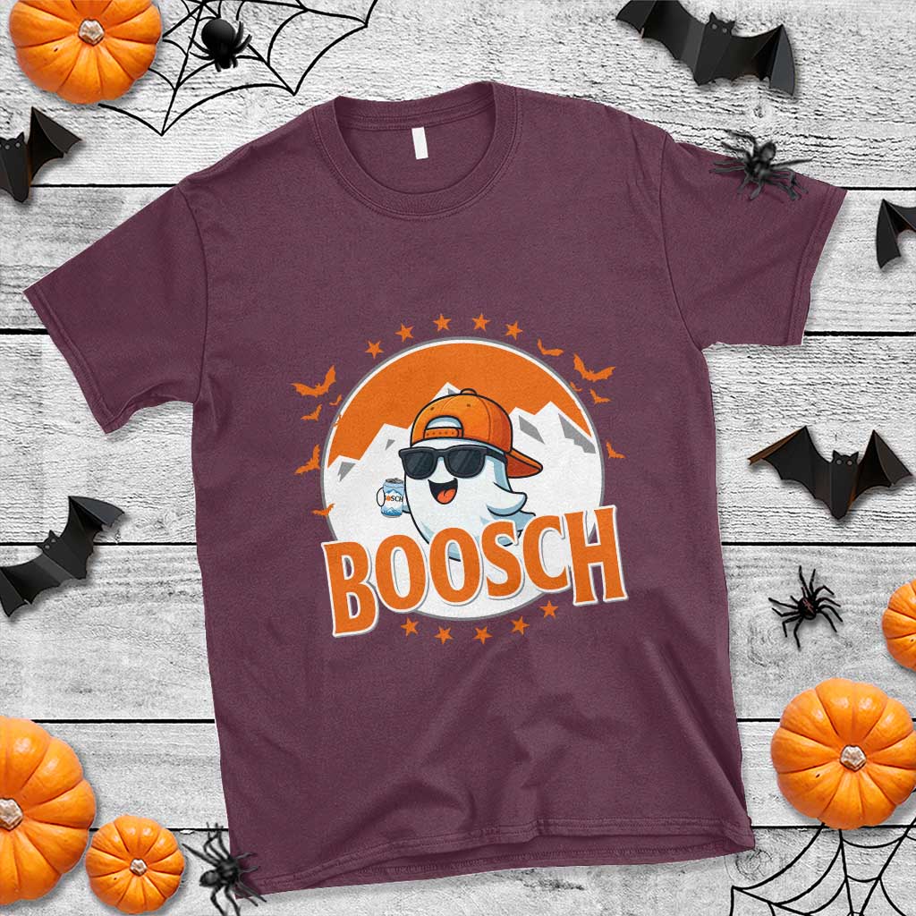 Funny Ghost Boosch Beer Halloween T Shirt Mountain Bat - Wonder Print Shop