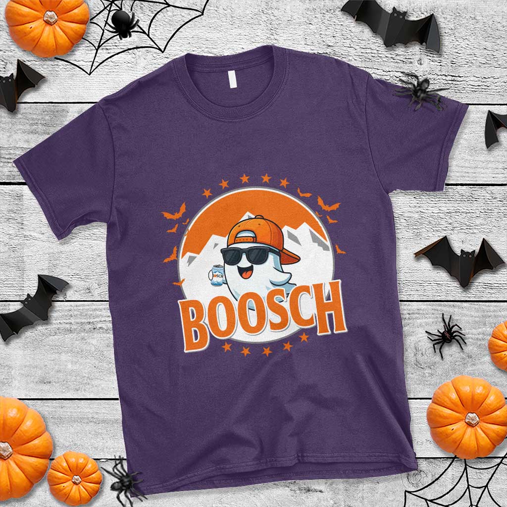 Funny Ghost Boosch Beer Halloween T Shirt Mountain Bat - Wonder Print Shop