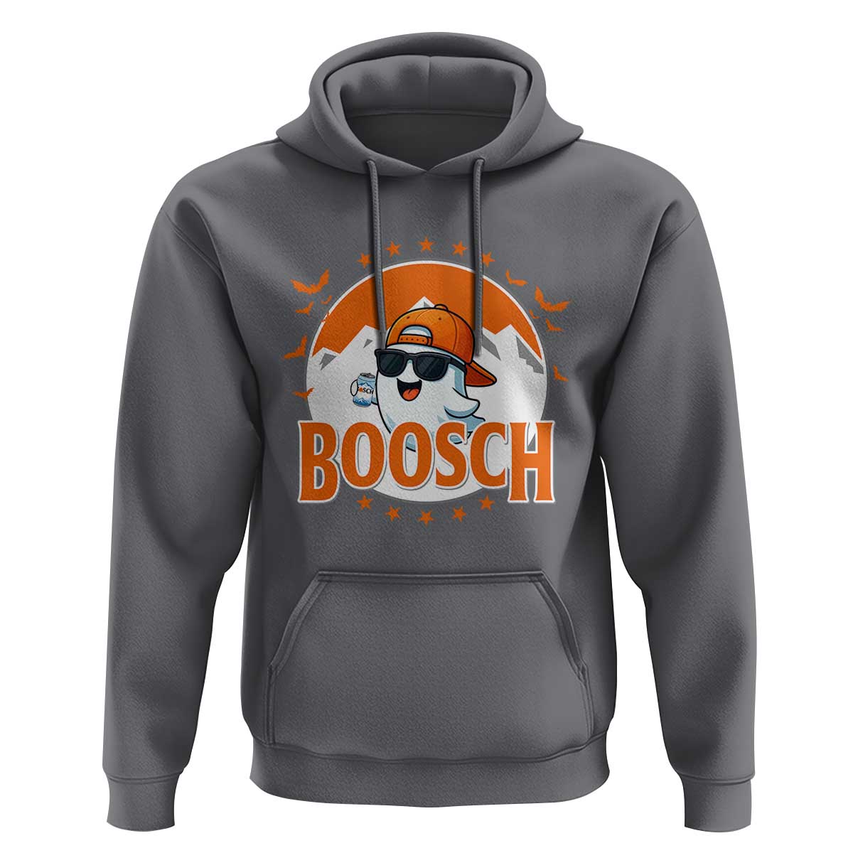 Funny Ghost Boosch Beer Halloween Hoodie Mountain Bat - Wonder Print Shop