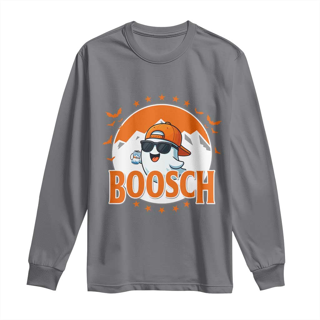 Funny Ghost Boosch Beer Halloween Long Sleeve Shirt Mountain Bat - Wonder Print Shop