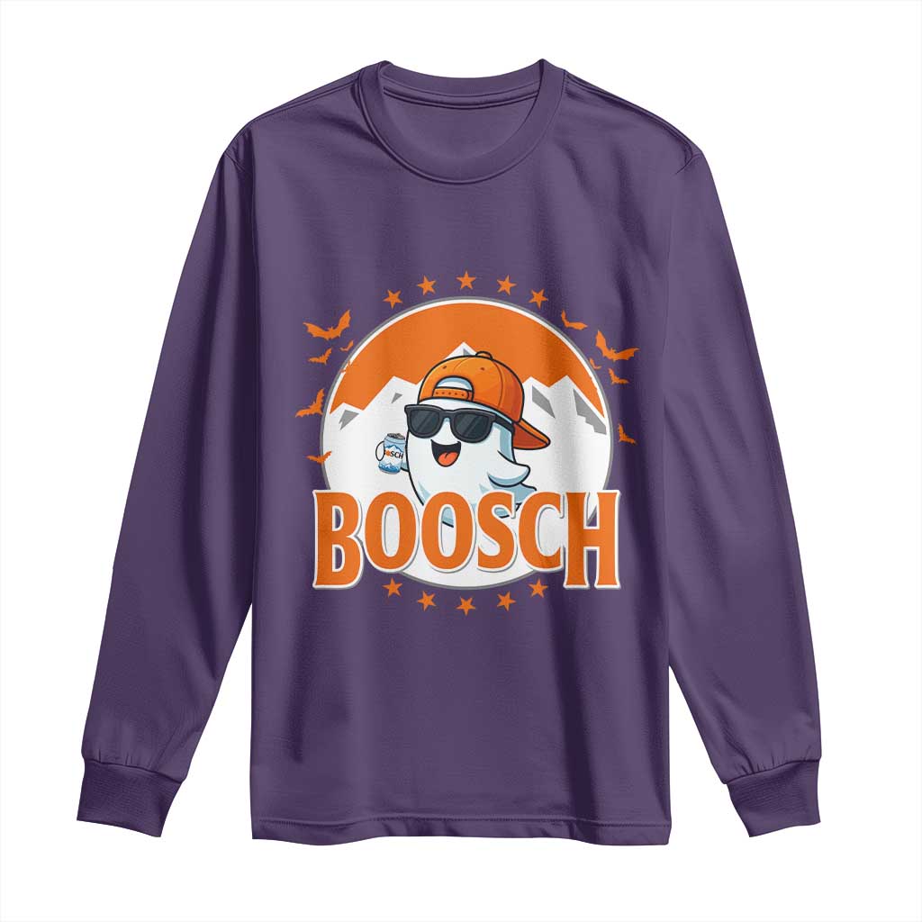 Funny Ghost Boosch Beer Halloween Long Sleeve Shirt Mountain Bat - Wonder Print Shop