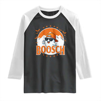 Funny Ghost Boosch Beer Halloween Raglan Shirt Mountain Bat - Wonder Print Shop