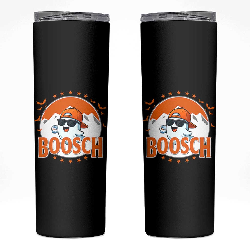 Funny Ghost Boosch Beer Halloween Skinny Tumbler Mountain Bat - Wonder Print Shop