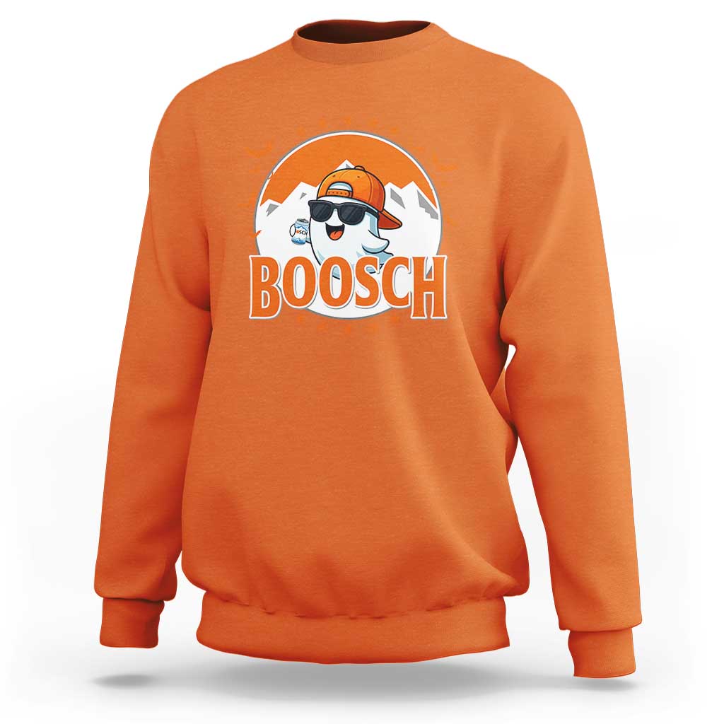 Funny Ghost Boosch Beer Halloween Sweatshirt Mountain Bat - Wonder Print Shop