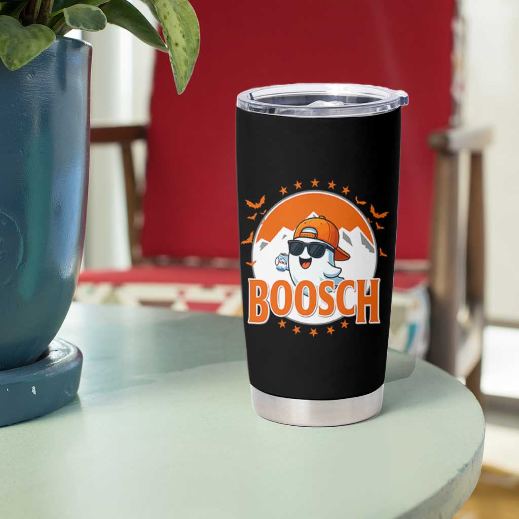 Funny Ghost Boosch Beer Halloween Tumbler Cup Mountain Bat - Wonder Print Shop