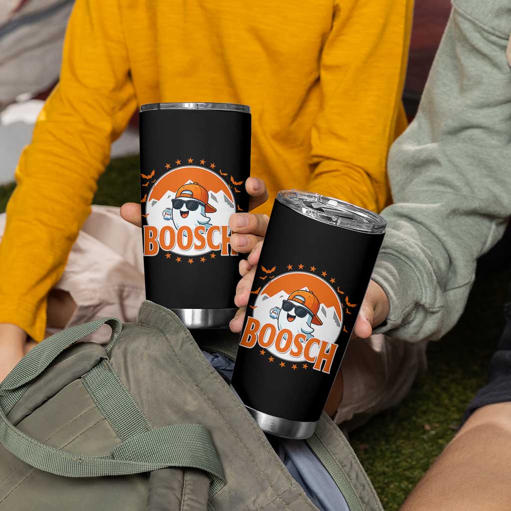 Funny Ghost Boosch Beer Halloween Tumbler Cup Mountain Bat - Wonder Print Shop