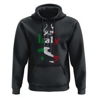 Funny Italia Heritage Pride Hoodie Vintage Italian Map Mafia Gangster - Wonder Print Shop