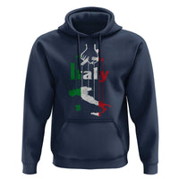 Funny Italia Heritage Pride Hoodie Vintage Italian Map Mafia Gangster - Wonder Print Shop