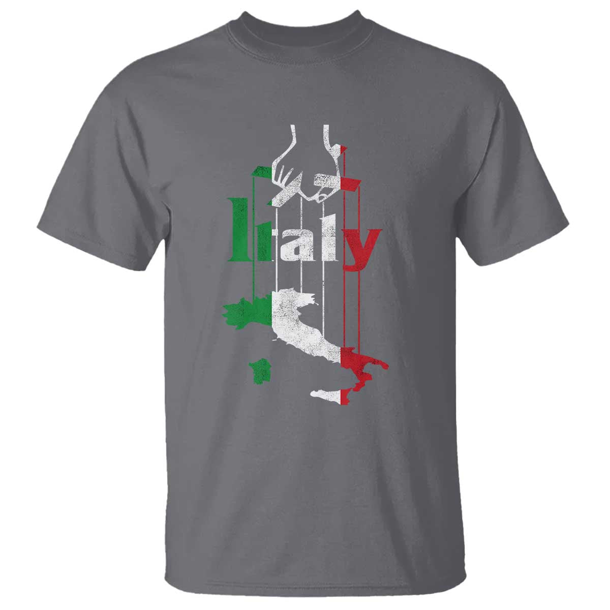 Funny Italia Heritage Pride T Shirt Vintage Italian Map Mafia Gangster - Wonder Print Shop
