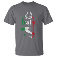 Funny Italia Heritage Pride T Shirt Vintage Italian Map Mafia Gangster - Wonder Print Shop