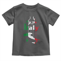 Funny Italia Heritage Pride Toddler T Shirt Vintage Italian Map Mafia Gangster - Wonder Print Shop