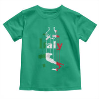 Funny Italia Heritage Pride Toddler T Shirt Vintage Italian Map Mafia Gangster - Wonder Print Shop