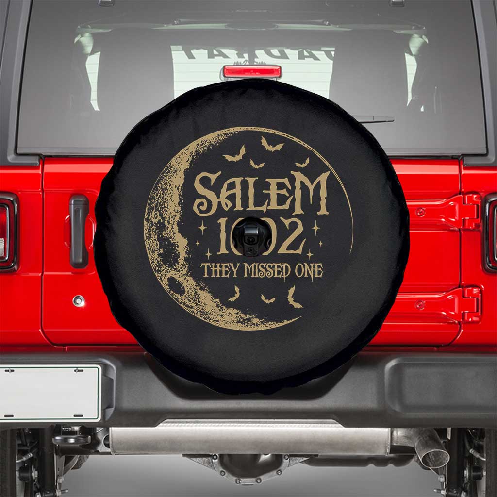 Salem 1692 They Missed One Spare Tire Cover Halloween Feminist Witch Trials - Wonder Print Shop