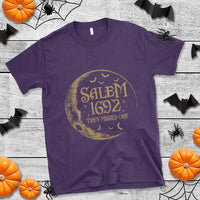 Salem 1692 They Missed One T Shirt Halloween Feminist Witch Trials - Wonder Print Shop