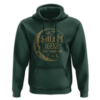 Salem 1692 They Missed One Hoodie Halloween Feminist Witch Trials - Wonder Print Shop