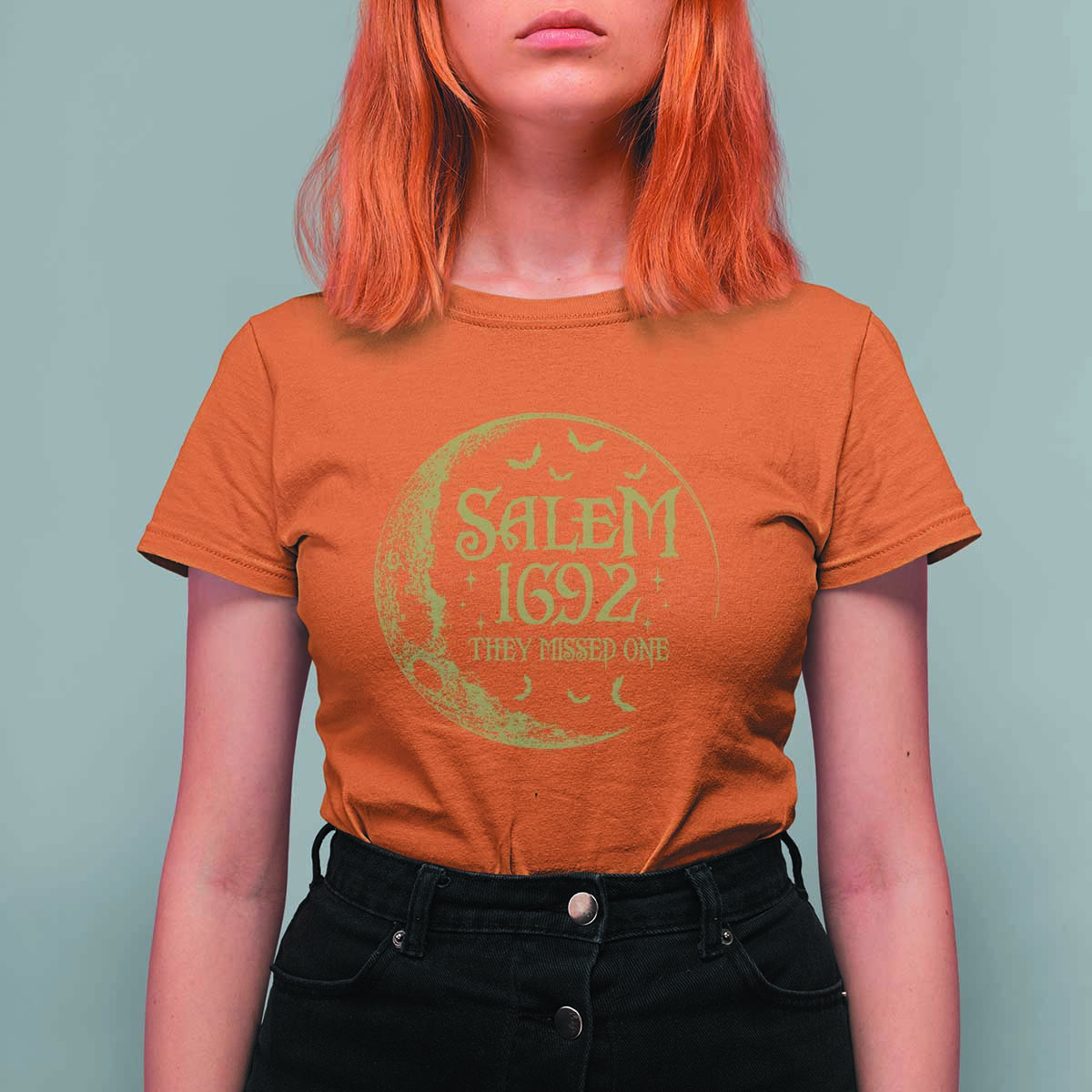 Salem 1692 They Missed One T Shirt For Women Halloween Feminist Witch Trials - Wonder Print Shop