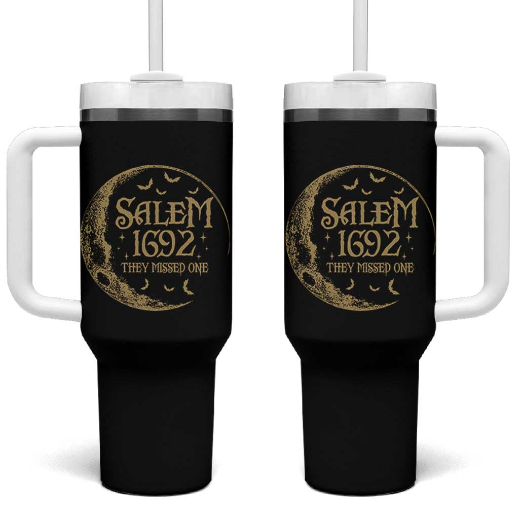 Salem 1692 They Missed One Tumbler With Handle Halloween Feminist Witch Trials - Wonder Print Shop