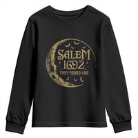 Salem 1692 They Missed One Youth Sweatshirt Halloween Feminist Witch Trials - Wonder Print Shop
