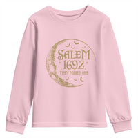 Salem 1692 They Missed One Youth Sweatshirt Halloween Feminist Witch Trials - Wonder Print Shop