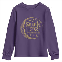 Salem 1692 They Missed One Youth Sweatshirt Halloween Feminist Witch Trials - Wonder Print Shop