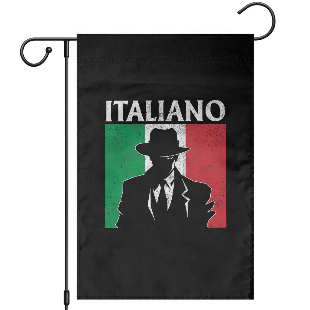 Italiano Italian Mafia Sicilian Gangster Italy Flag Garden Flag - Wonder Print Shop
