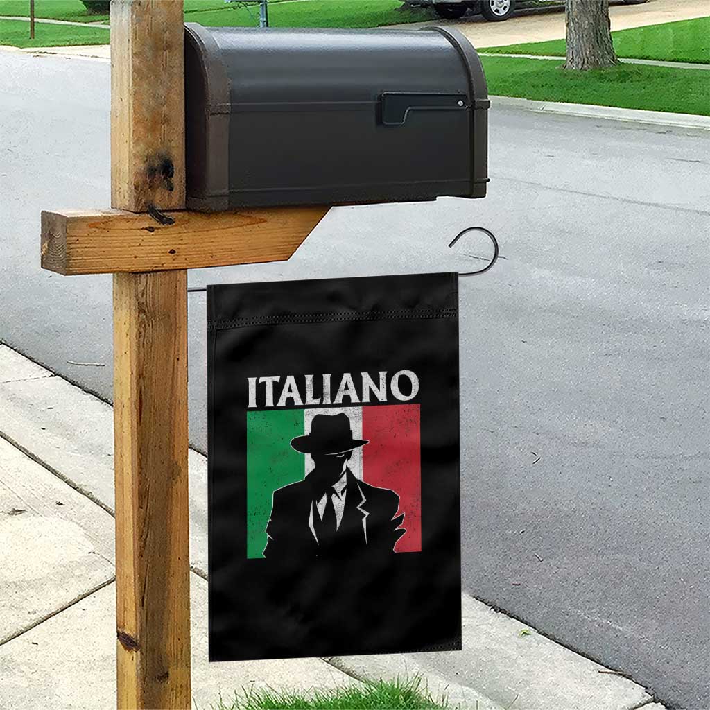Italiano Italian Mafia Sicilian Gangster Italy Flag Garden Flag - Wonder Print Shop