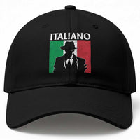 Italiano Italian Mafia Sicilian Gangster Italy Flag Baseball Cap