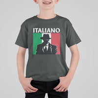 Italiano Italian Mafia Sicilian Gangster Italy Flag T Shirt For Kid - Wonder Print Shop