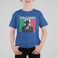 Italiano Italian Mafia Sicilian Gangster Italy Flag T Shirt For Kid - Wonder Print Shop