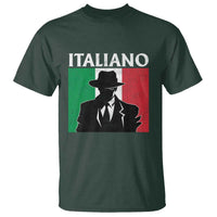 Italiano Italian Mafia Sicilian Gangster Italy Flag T Shirt - Wonder Print Shop