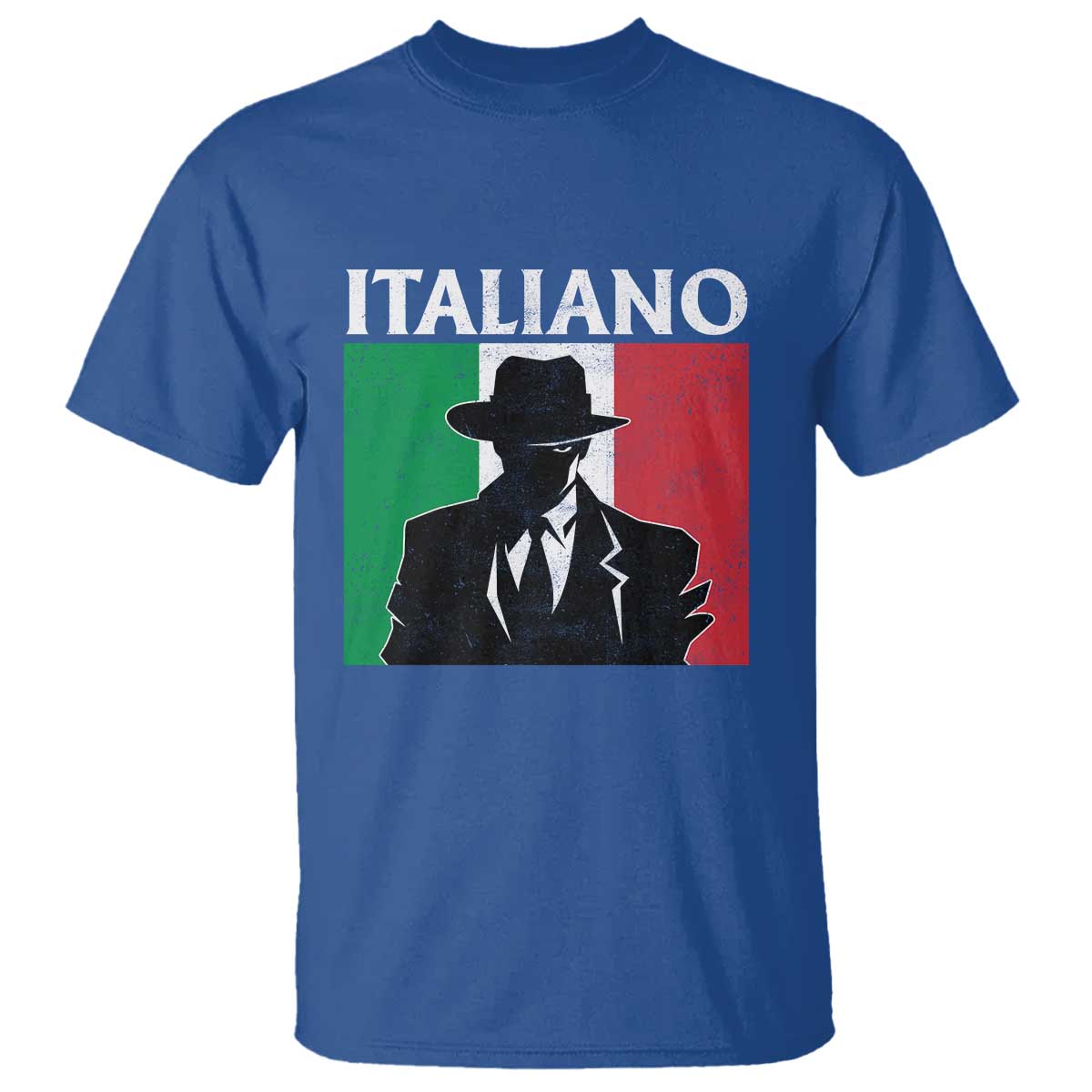Italiano Italian Mafia Sicilian Gangster Italy Flag T Shirt - Wonder Print Shop