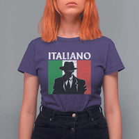 Italiano Italian Mafia Sicilian Gangster Italy Flag T Shirt For Women - Wonder Print Shop