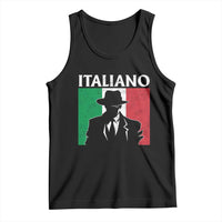Italiano Italian Mafia Sicilian Gangster Italy Flag Tank Top - Wonder Print Shop