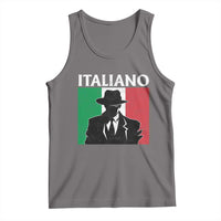 Italiano Italian Mafia Sicilian Gangster Italy Flag Tank Top - Wonder Print Shop