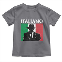 Italiano Italian Mafia Sicilian Gangster Italy Flag Toddler T Shirt - Wonder Print Shop