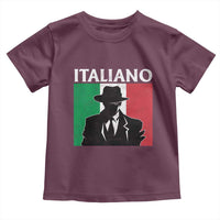 Italiano Italian Mafia Sicilian Gangster Italy Flag Toddler T Shirt - Wonder Print Shop