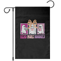 Halloween Teacher Garden Flag Read More Boooooks Cute Ghost Reading Books - Wonder Print Shop