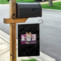 Halloween Teacher Garden Flag Read More Boooooks Cute Ghost Reading Books - Wonder Print Shop