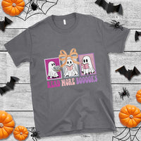 Halloween Teacher T Shirt Read More Boooooks Cute Ghost Reading Books - Wonder Print Shop