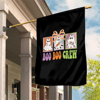 Halloween Nurse Garden Flag Boo Boo Crew Cute Spooky Ghost - Wonder Print Shop