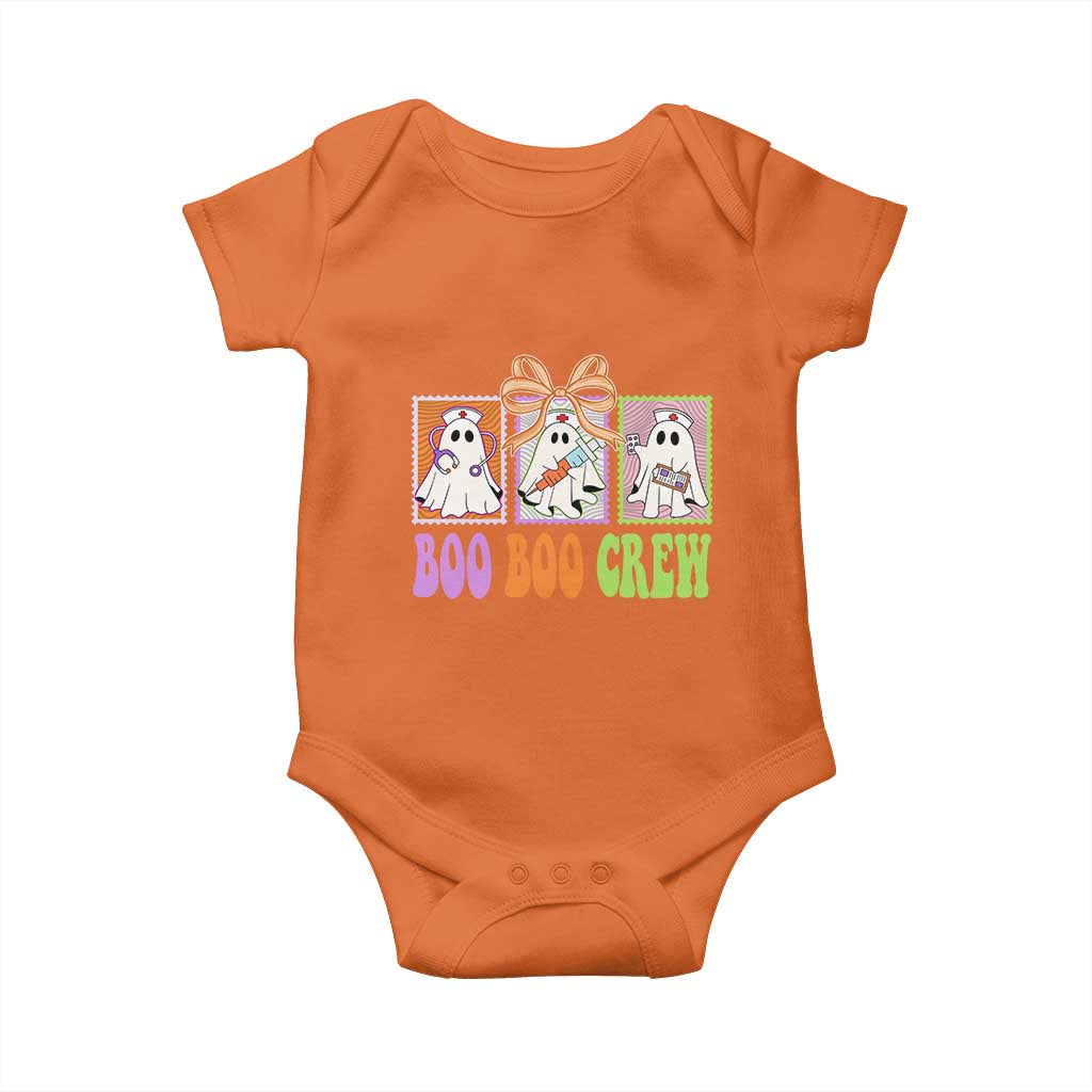 Halloween Nurse Baby Onesie Boo Boo Crew Cute Spooky Ghost - Wonder Print Shop