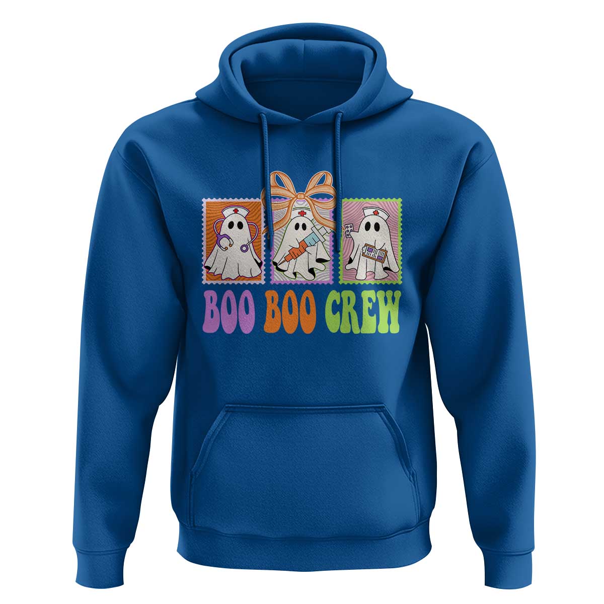Halloween Nurse Hoodie Boo Boo Crew Cute Spooky Ghost - Wonder Print Shop
