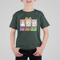 Halloween Nurse T Shirt For Kid Boo Boo Crew Cute Spooky Ghost - Wonder Print Shop