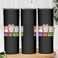 Halloween Nurse Skinny Tumbler Boo Boo Crew Cute Spooky Ghost - Wonder Print Shop