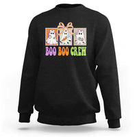 Halloween Nurse Sweatshirt Boo Boo Crew Cute Spooky Ghost - Wonder Print Shop