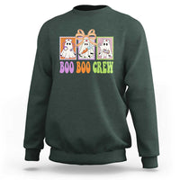 Halloween Nurse Sweatshirt Boo Boo Crew Cute Spooky Ghost - Wonder Print Shop