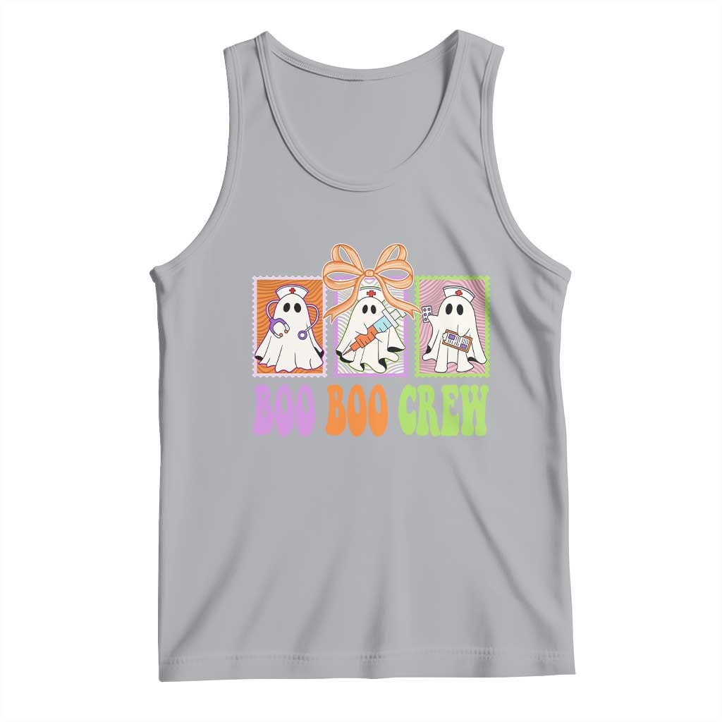 Halloween Nurse Tank Top Boo Boo Crew Cute Spooky Ghost - Wonder Print Shop