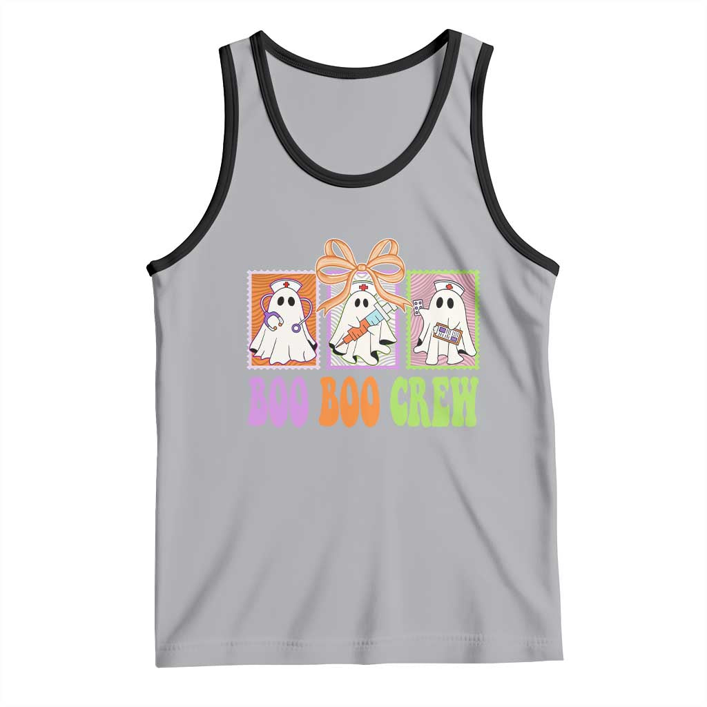 Halloween Nurse Tank Top Boo Boo Crew Cute Spooky Ghost - Wonder Print Shop