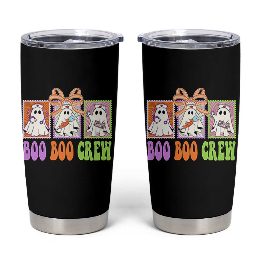 Halloween Nurse Tumbler Cup Boo Boo Crew Cute Spooky Ghost - Wonder Print Shop