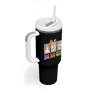 Halloween Nurse Tumbler With Handle Boo Boo Crew Cute Spooky Ghost - Wonder Print Shop
